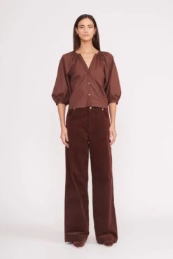 DILL TOP | MAHOGANY -Staud dill top mahogany 2 23d84f3c 9413 417e 8864 50a3816fe8af