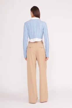 DUKE SWEATER | FRENCH BLUE WHITE -Staud duke sweater french blue white 5 1777a253 f12d 486e a64b 378eb7aee518