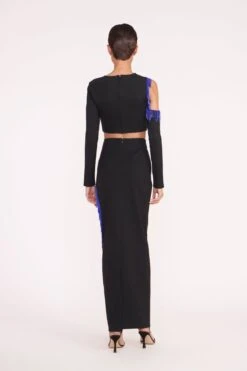 ELLEN TOP | BLACK -Staud ellen top scarlett skirt black 01947 web