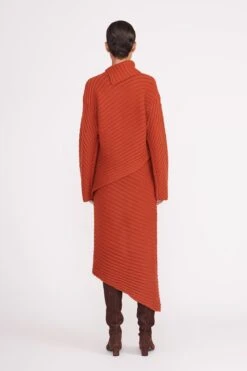 ENGRAVE SWEATER | CINNAMON 9 ENGRAVE SWEATER | CINNAMON -Staud engrave sweater cinnamon 1