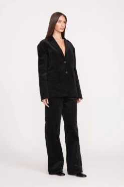 TREK OVERSIZED BLAZER | BLACK -Staud fall 23 0053 web