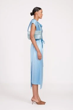 TOMMY BEADED BAG | FRENCH BLUE -Staud fall 23 0798 web