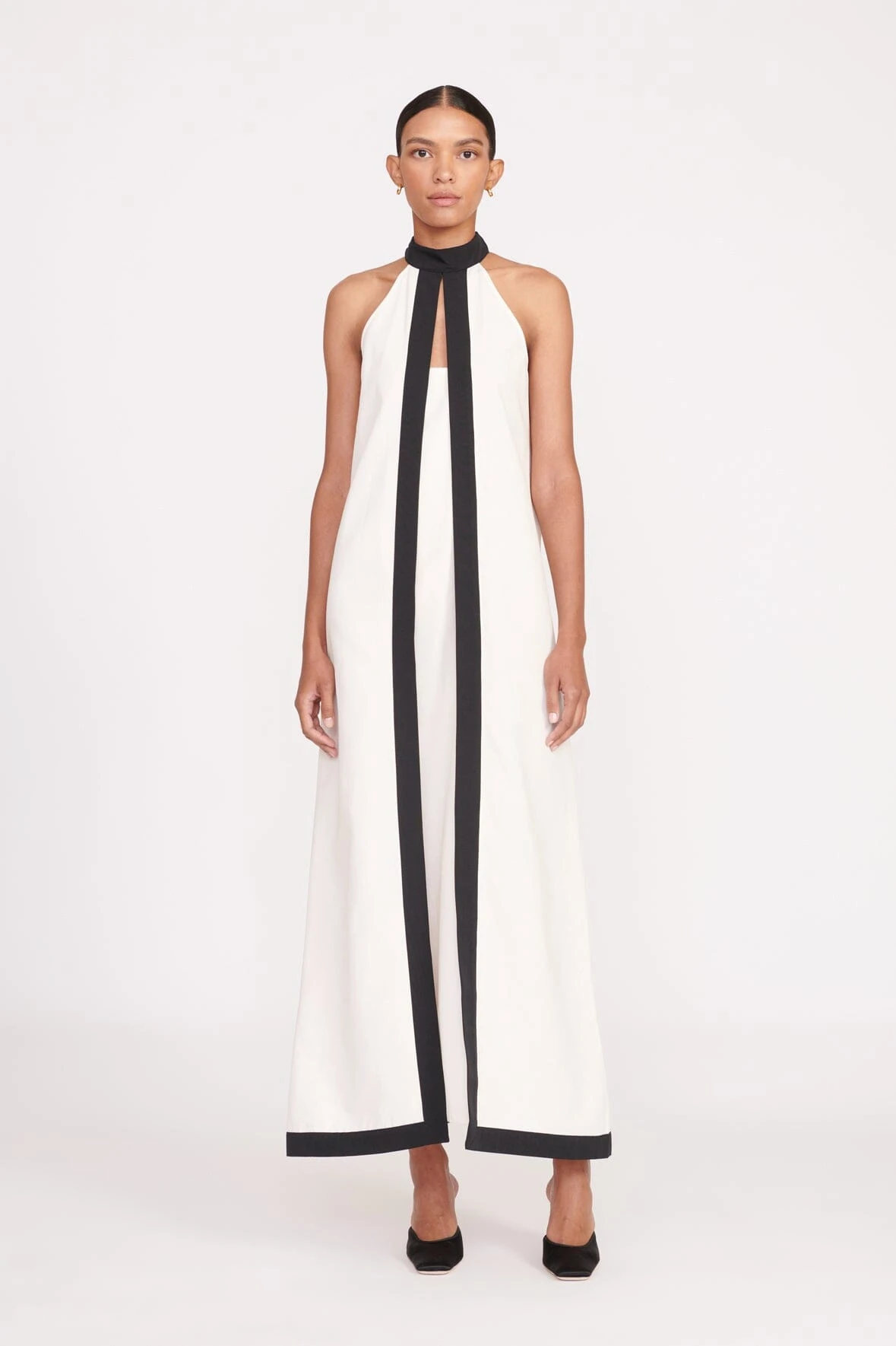 WRIGHT DRESS | ECRU BLACK 3 WRIGHT DRESS | ECRU BLACK