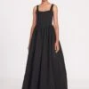 MAXI LANDSCAPE DRESS | BLACK 1 MAXI LANDSCAPE DRESS | BLACK -Staud fall 23 1309 web