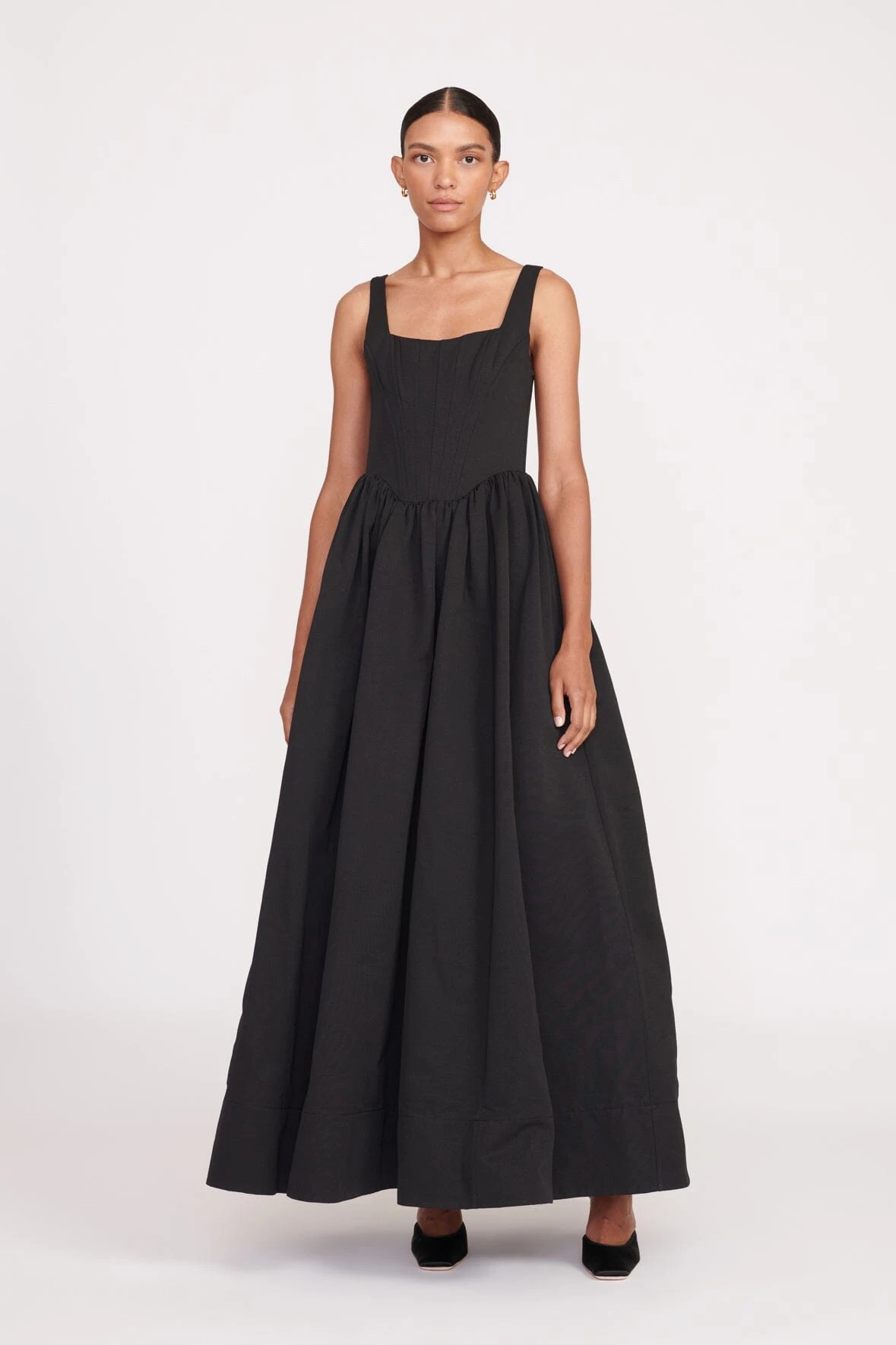 MAXI LANDSCAPE DRESS | BLACK 3 MAXI LANDSCAPE DRESS | BLACK