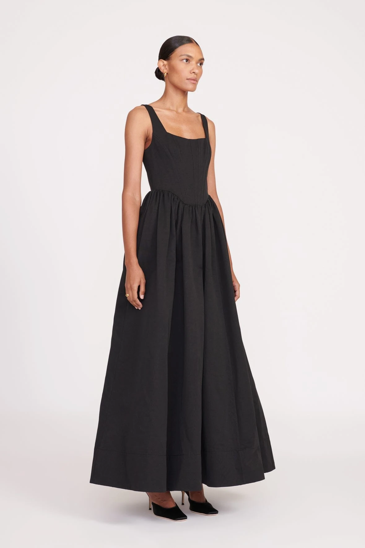 MAXI LANDSCAPE DRESS | BLACK 5 MAXI LANDSCAPE DRESS | BLACK - Image 3