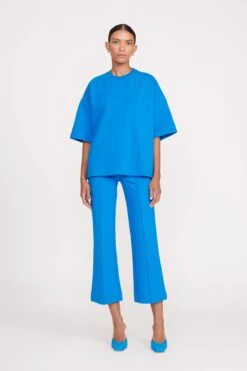 CAPSULE TOP | DIRECTOR BLUE -Staud fall 23 1340 web