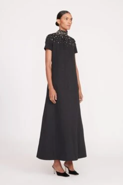 ILANA DRESS | BLACK SILVER 10 ILANA DRESS | BLACK SILVER -Staud fall 23 1633 web