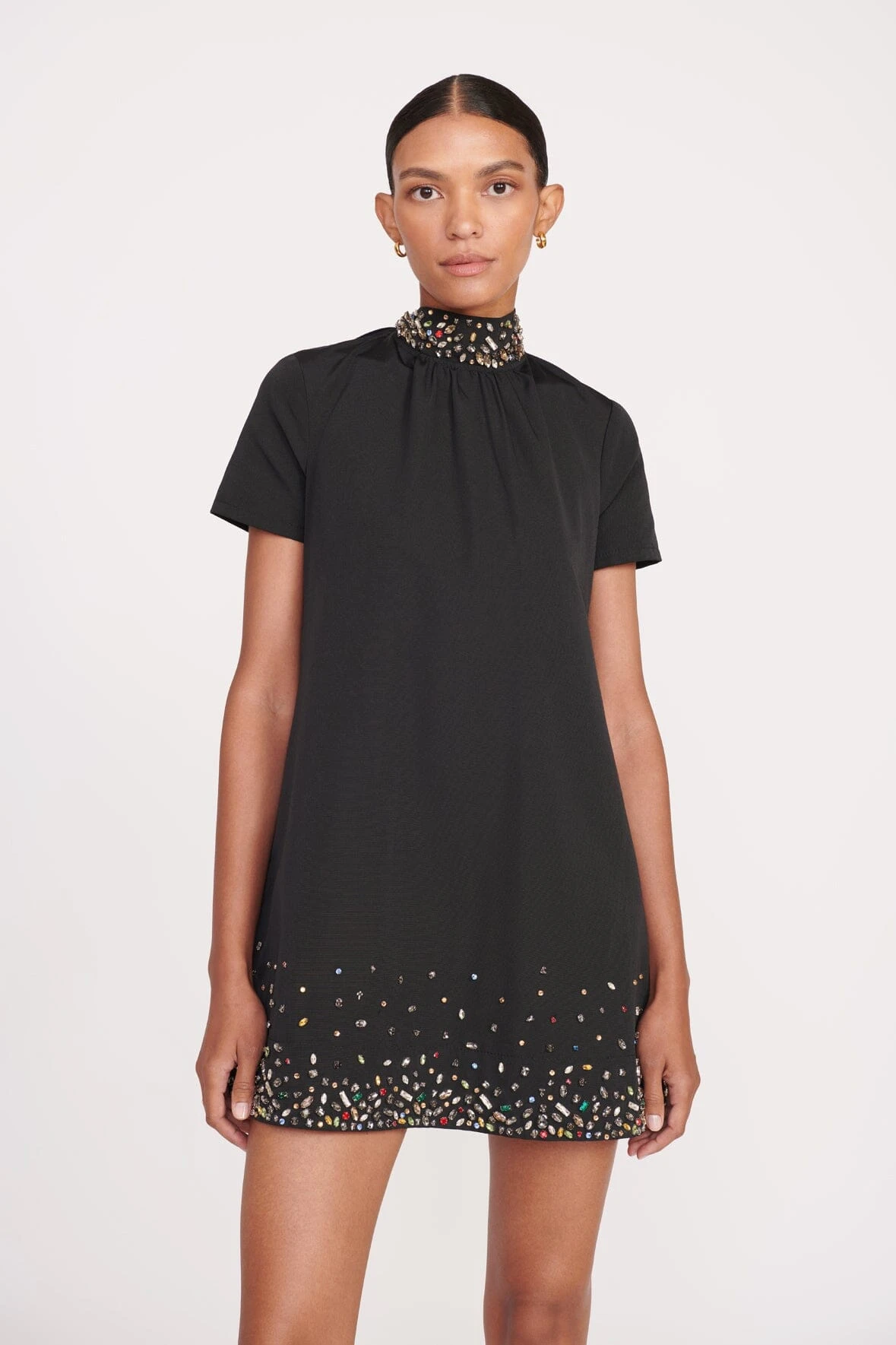 MINI ILANA DRESS | BLACK SILVER 4 MINI ILANA DRESS | BLACK SILVER - Image 2