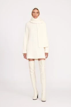 KNIT BALACLAVA | IVORY 9 KNIT BALACLAVA | IVORY -Staud fall 23 1704 web
