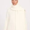 KNIT BALACLAVA | IVORY -Staud fall 23 1715 web