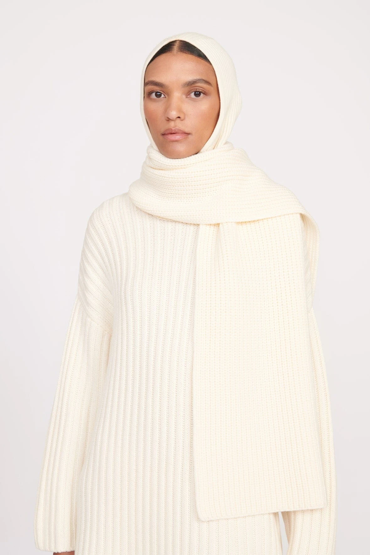 KNIT BALACLAVA | IVORY 3 KNIT BALACLAVA | IVORY