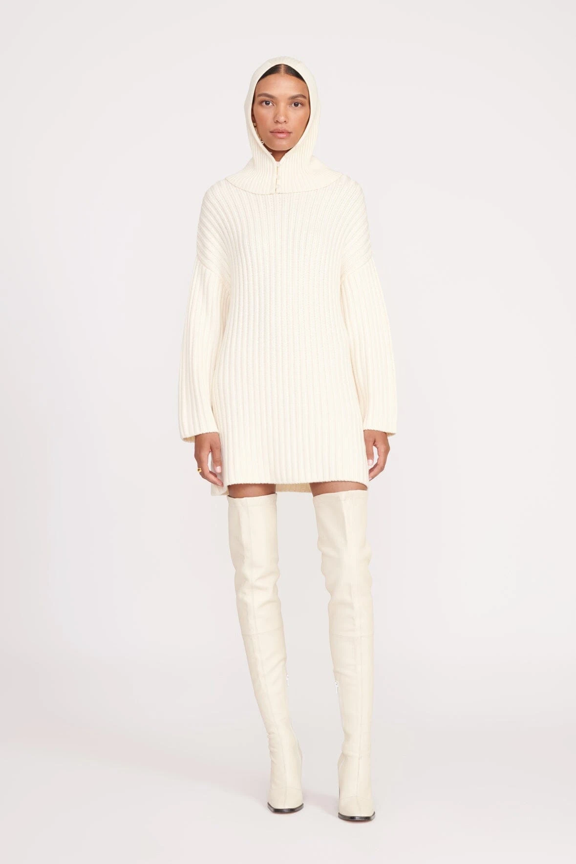 KNIT BALACLAVA | IVORY 7 KNIT BALACLAVA | IVORY - Image 5