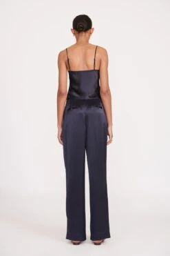 LUISA PANT | NAVY SATIN -Staud fall 23 2115 web