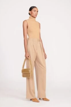 TOMMY BEADED BAG | GOLD -Staud fall 23 2580 web