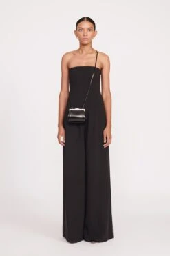 LENNON CONVERTIBLE BAG | BLACK POLISHED 17 LENNON CONVERTIBLE BAG | BLACK POLISHED -Staud fall 23 2641 web