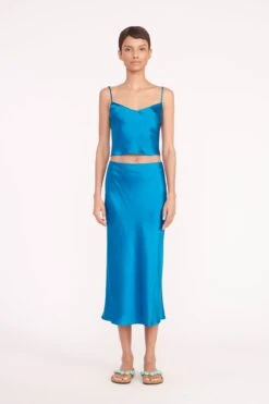ANGELA SKIRT | ISLAND BLUE