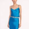 GRACIE TOP | ISLAND BLUE 2 GRACIE TOP | ISLAND BLUE -Staud gracie top angela skirt island blue 05912 web