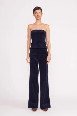 GRAYSON PANT | NAVY -Staud grayson pant navy 3 c1224974 730a 4438 a23c feba72421dfb