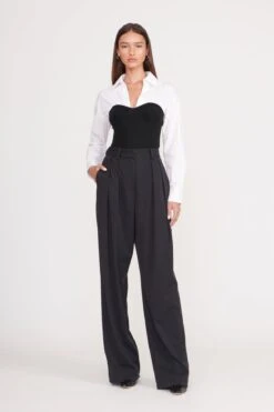 HAZEL TOP | BLACK WHITE -Staud hazel top black white 3 d9187b85 5e58 468e 8658 4f85f4eeac3b