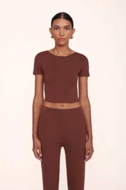 ESTELLA PANT | BARK 12 ESTELLA PANT | BARK -Staud ila top bark estella pant bark 00917 web 1