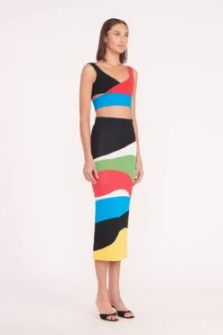 Staud -Staud karina skirt marble wave 02376 web