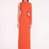 KIRSTEN DRESS | FIRE RED -Staud kirsten dress red 01207 web