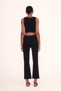 NOOR TOP | BLACK -Staud lexi top black estella pant black 00930 web