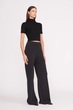 LILOU SWEATER | BLACK -Staud lilou top black 8 745e0d91 e152 46c7 bd64 a0d90316a0db