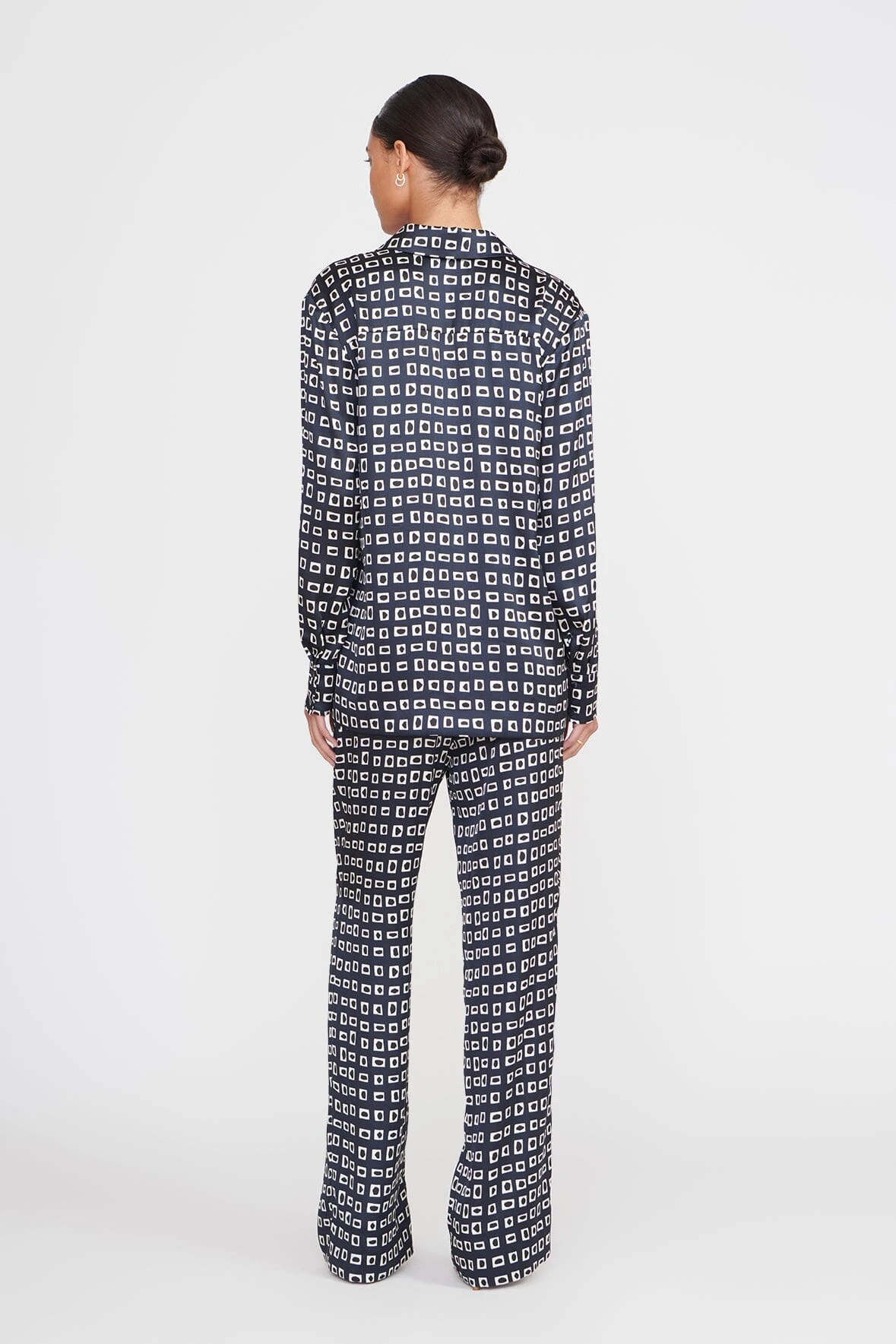 MARTHA TUNIC | NAVY GEOSCAPE DOG CHECK 6 MARTHA TUNIC | NAVY GEOSCAPE DOG CHECK - Image 4