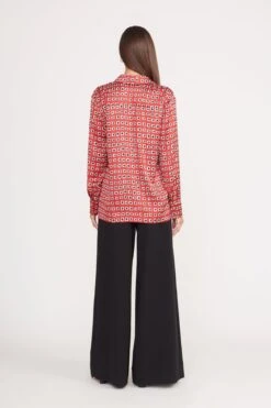 MARTHA TUNIC | RUBY GEOSCAPE -Staud martha tunic ruby geoscape 8 5a42f8ec 278c 4862 94b7 db4cbd13a953