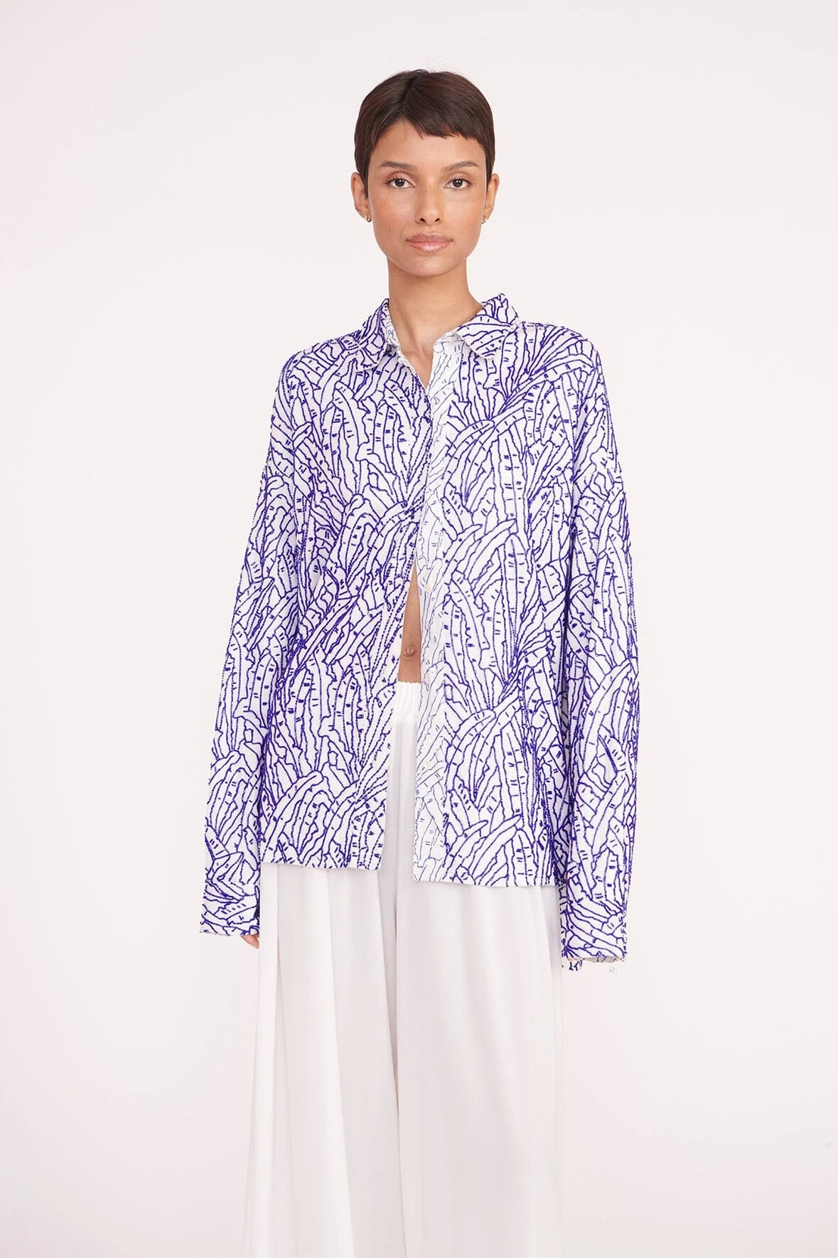 MELODY TOP | BLUE PALM 3 MELODY TOP | BLUE PALM