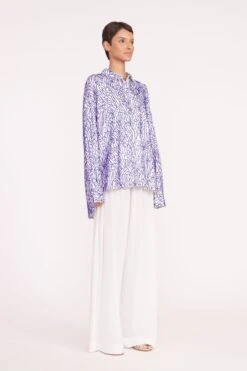 MELODY TOP | BLUE PALM 12 MELODY TOP | BLUE PALM -Staud marza pant white 05577 web