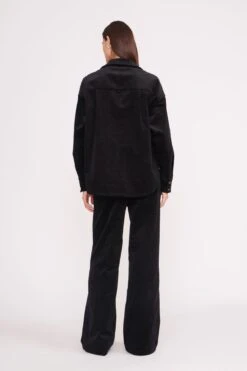 MATTHEW SHIRT | BLACK -Staud matthew shirt black 2 8673334d a8ad 4f74 ab70 03446a763c77