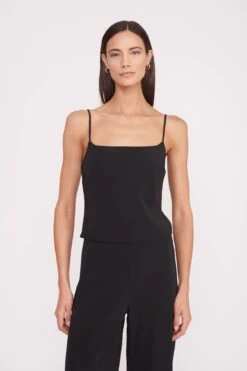 STROLL REVERSIBLE PANT | BLACK -Staud miles top black 7 4dc079d7 d70f 431d 969a 691060ed0ffe