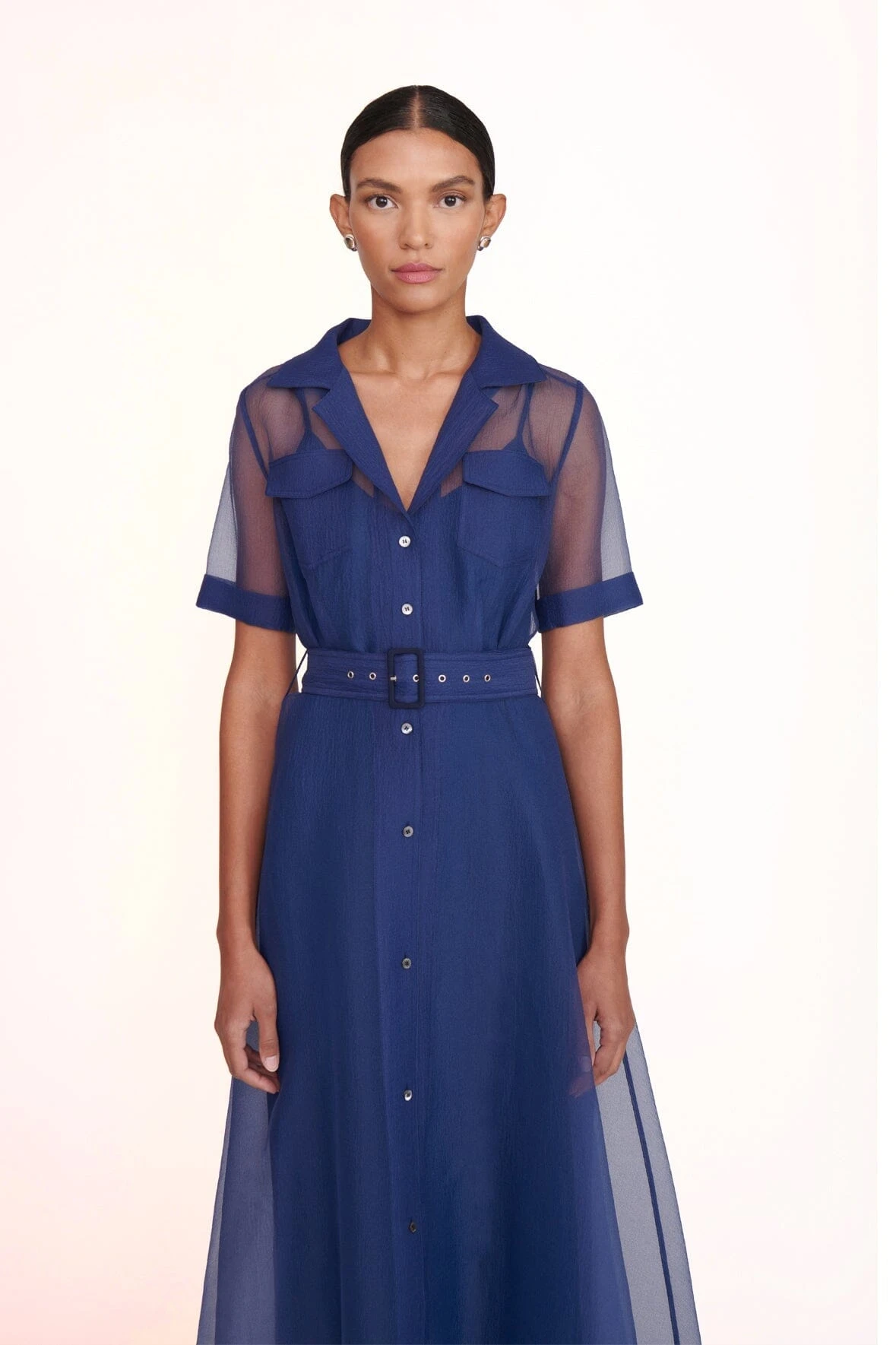 MILLIE DRESS | NAVY ORGANZA 6 MILLIE DRESS | NAVY ORGANZA - Image 4