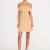 MINI ARTISTRY DRESS | CAMEL -Staud mini artistry dress camel 1