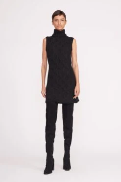 MOD DRESS | BLACK -Staud mod dress black 3 b68e4398 f85d 40cf 9b39 9a2ee22687e2