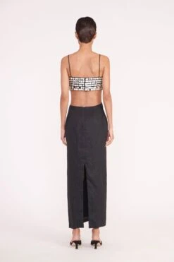 JADA DRESS | BLACK -Staud new jada dress black 05745 web