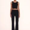 ESTELLA PANT | BLACK -Staud noor top black estella pant black 00923 web