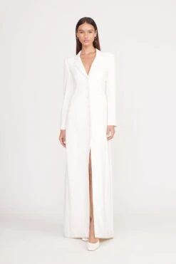 ONASSIS COAT | ECRU -Staud onassis coat ecru 7 e5a9a9c8 9b95 48ea 870a 1e96d4a014d4