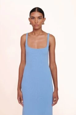 PAITYN DRESS | MIST -Staud paityn dress mist 00959 web