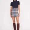 PATSY DRESS | FRENCH BLUE MEGA PLAID NAVY -Staud patsy dress french blue mega plaid navy 3 e9f828b9 bca2 433a 83c0 694e48e6d9e6