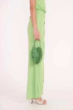 PALM BAG | LEAF -Staud reagan dress kiwi 02792 web