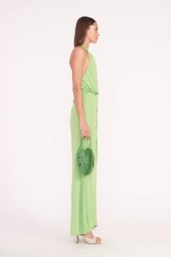 PALM BAG | LEAF -Staud reagan dress kiwi 02805 web