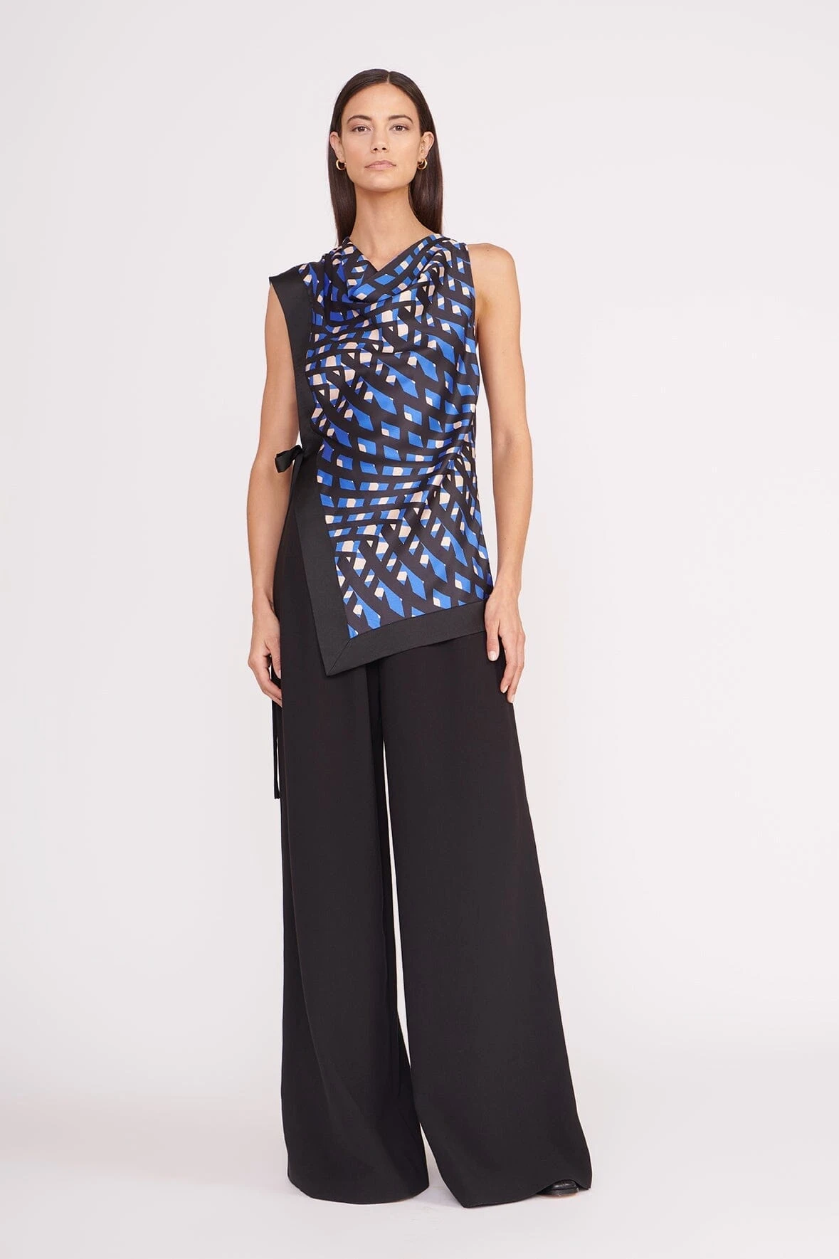 SAWYER TOP | PAINTED ARGYLE BLACK 4 SAWYER TOP | PAINTED ARGYLE BLACK - Image 2