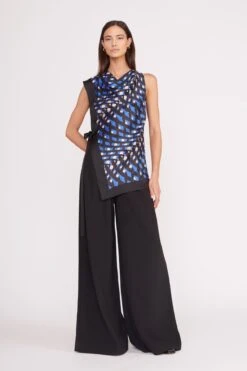 SAWYER TOP | PAINTED ARGYLE BLACK 12 SAWYER TOP | PAINTED ARGYLE BLACK -Staud sawyer top painted argyle black 3 d998e498 441e 4f27 8145 cb54dc813474