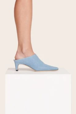 WALLY MULE | DENIM BLUE -Staud shoes 0183 web