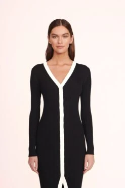 SHOKO SWEATER | BLACK -Staud shoko sweater black 1