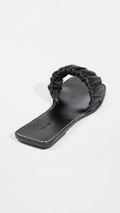 STAUD Nina Ruched Slides 10 STAUD Nina Ruched Slides -Staud staud305351071c q4 2 0. UX357 QL90